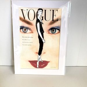Brand New with Frame White Insert with Vogue Art Work